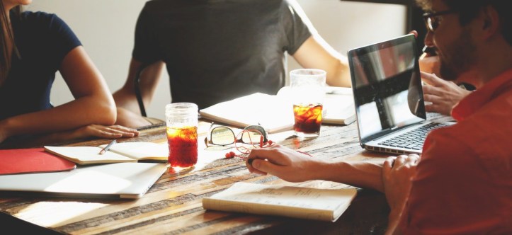 people coffee tea meeting